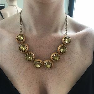 JCrew Peach Bauble Necklace